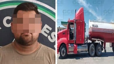 detenido vehículo robado