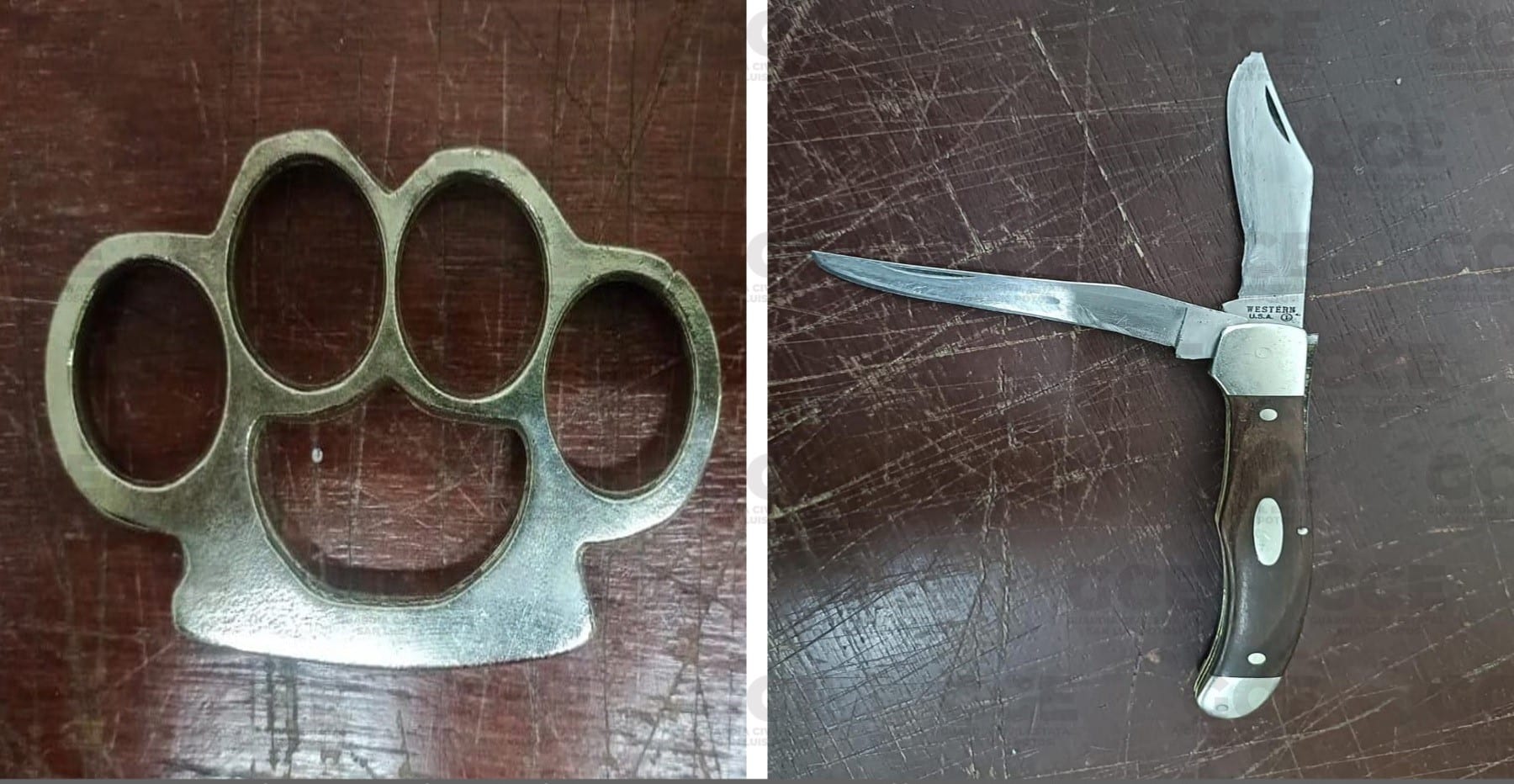 detenidos armas prohibidas