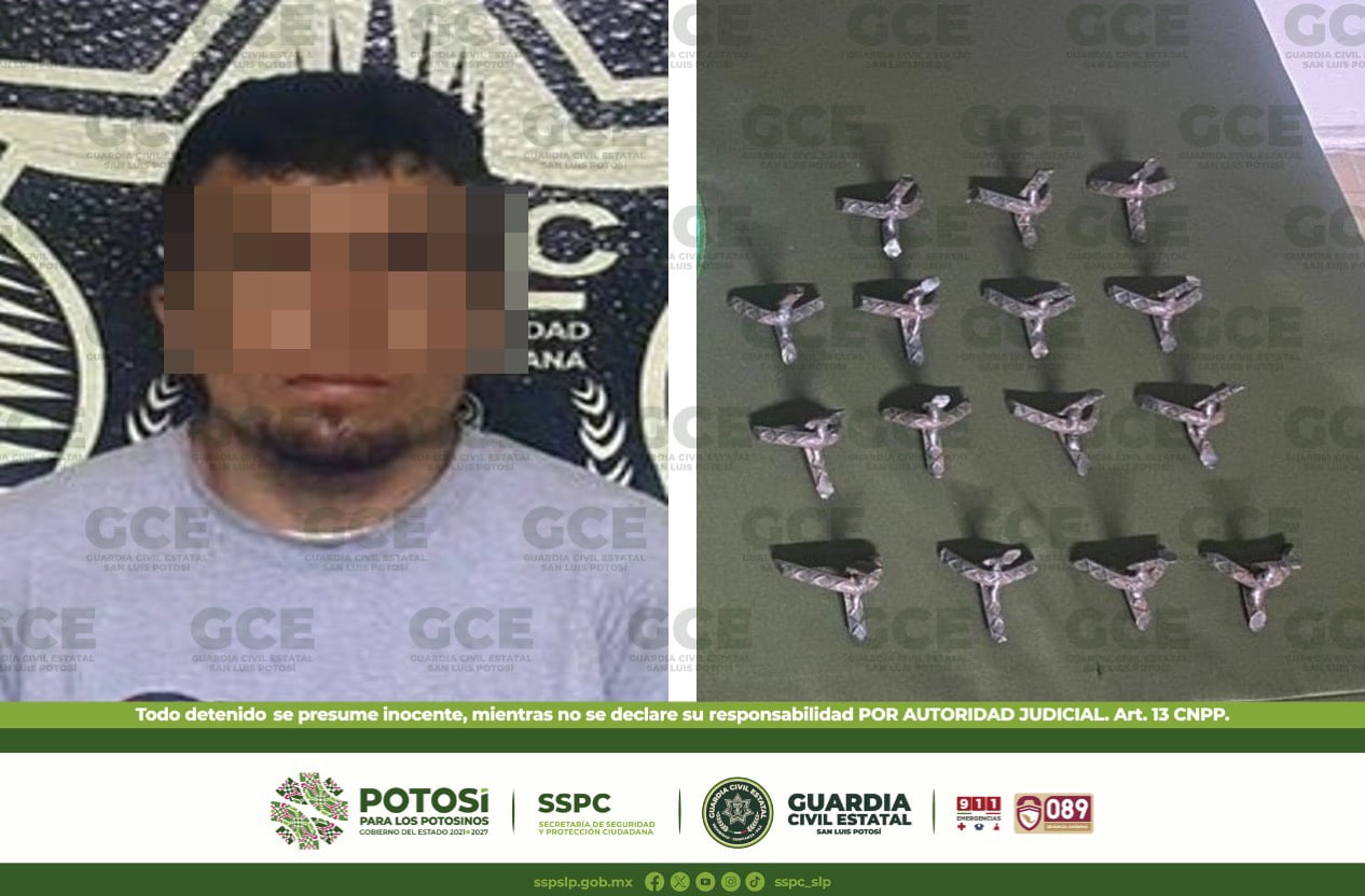 detenido integrante célula criminal