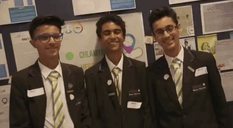 Los tres jóvenes inventores del condon semaforo