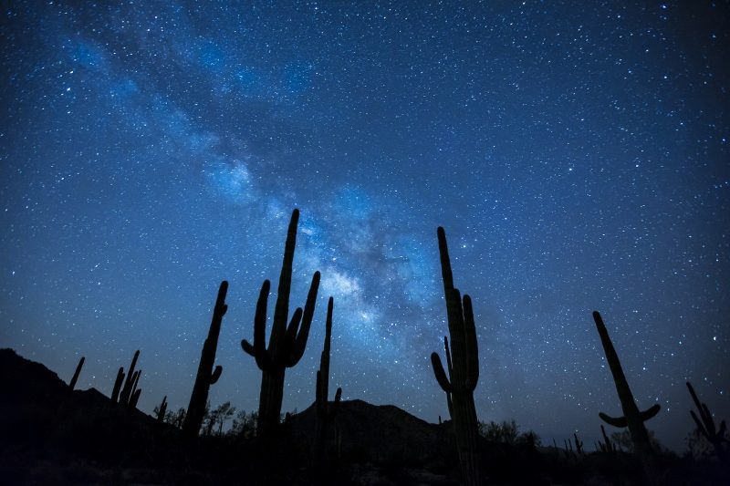 via lactea lluvia estrellas cuadrántidas