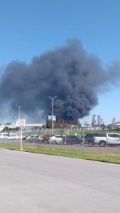 Incendio en la comunidad de Coyotes, en Aguascalientes pipa