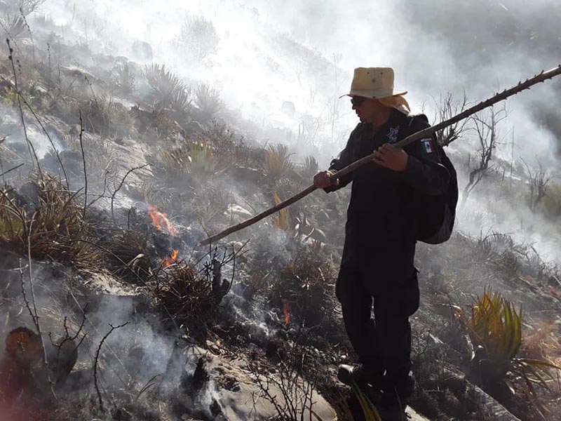 incendio sierra san miguelito