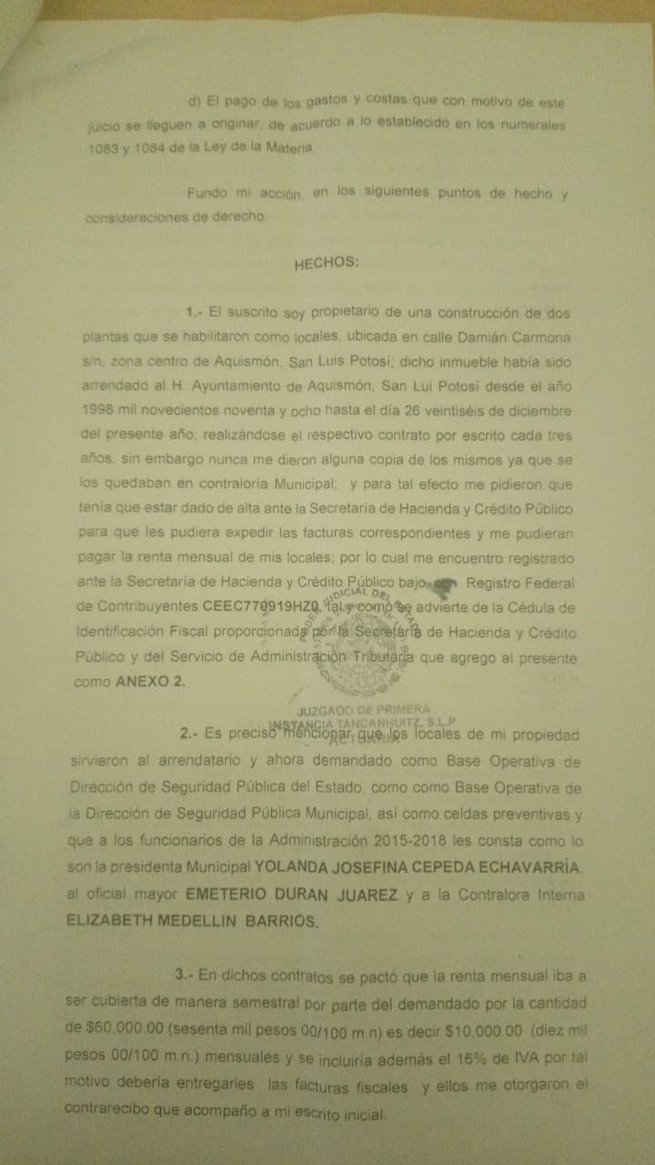 demanda 2 yolanda cepeda