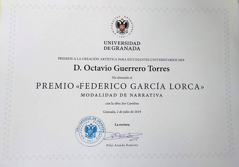 Octavio Guerrero - sur carolina - univerisdad de granada