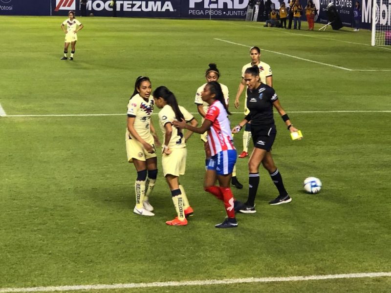 atletico de san luis femenil contra aguilas del america