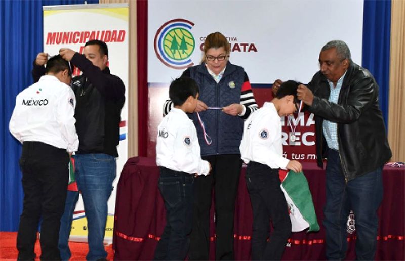 potosinos Victor Ivan Aguilar Martinez, Luis Ivan Lopez Ibarra y Carlos Lopez Esparza