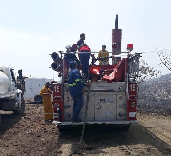 incendio tiradero municipal valles