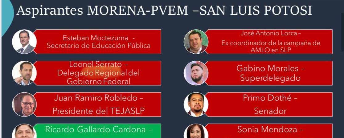 candidatos gobernador