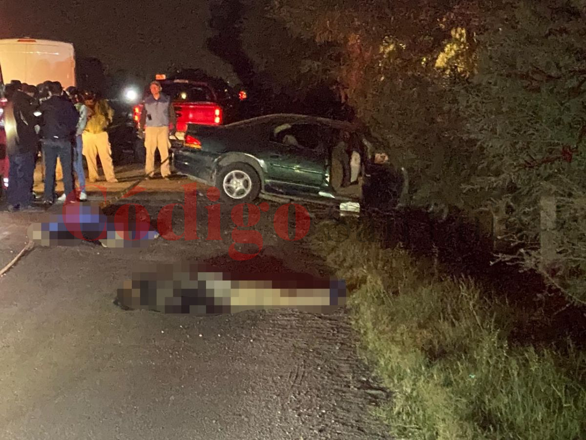 dos personas fallecidas accidente carretero