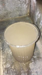 turbiedad del agua en valles
