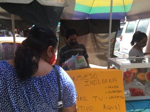 familia de la zona indígena 