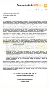  sección 52 del SNTE