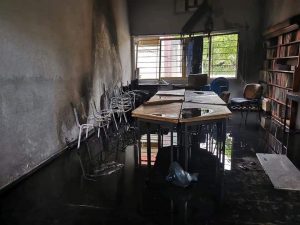 Incendio URSE en Valles