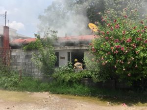 Incendio de vivienda valles