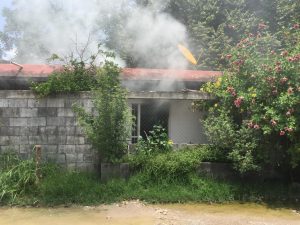 Incendio de vivienda valles