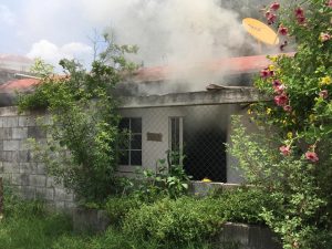 Incendio de vivienda valles
