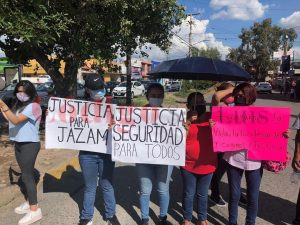 Jazam manifestación Ricardo B. Anaya