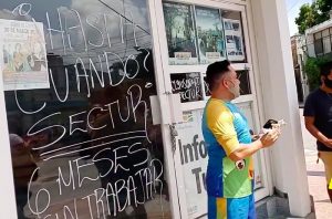 vandalizan oficinas de turismo