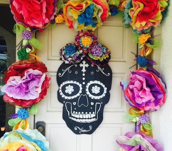 decoración para Dia de Muertos