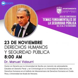 conferencia de seguridad pública al funcionariado del ayuntamiento de Valles