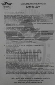 detenidos seguridad privada hacienda Los Morales