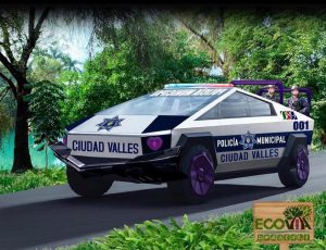 patrullas Cybertruck de Tesla - billete de lotería nacional