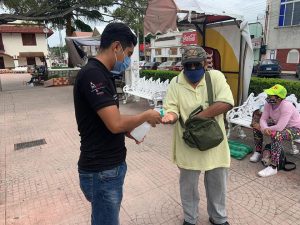 kits sanitarios en valles entrega