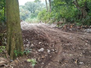 obra carretera en la Laja municipio de aquismón