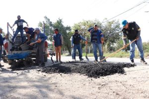 supervisan bacheo en valles