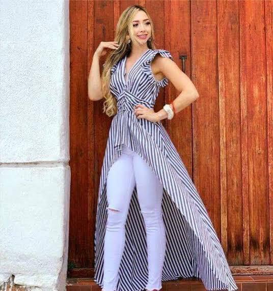 Maxi sales blusa negra