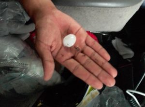 granizo. tromba ciudad valles san vicente 