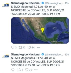 tiembla en Valles 