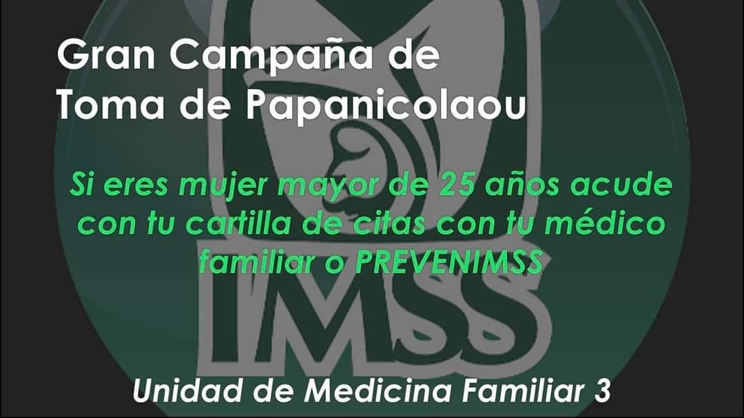 Campaña cáncer cervicouterino UMF 3