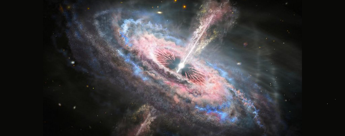 Scientists discover light in a black hole in space