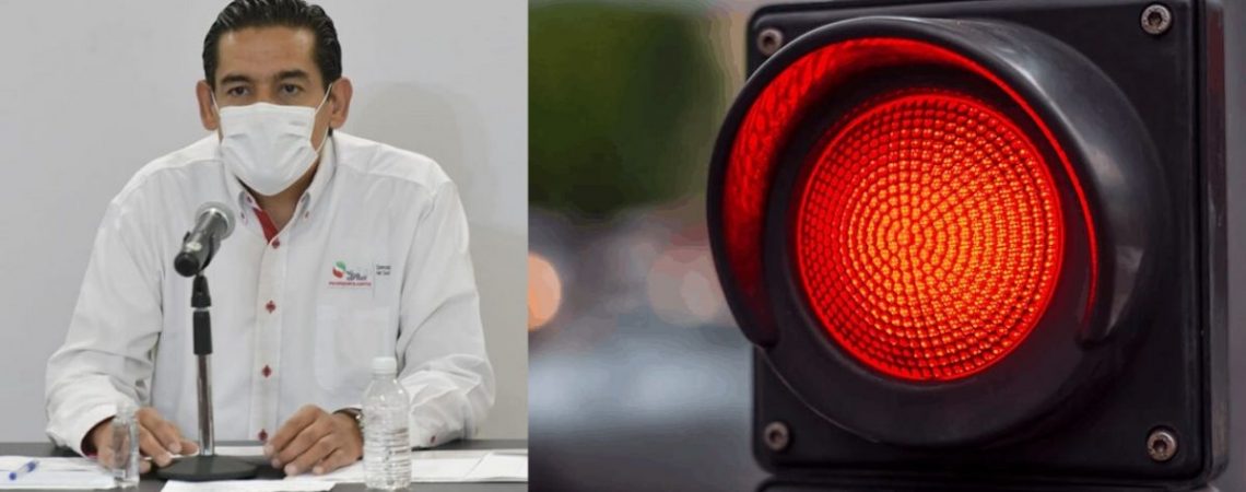 semáforo rojo