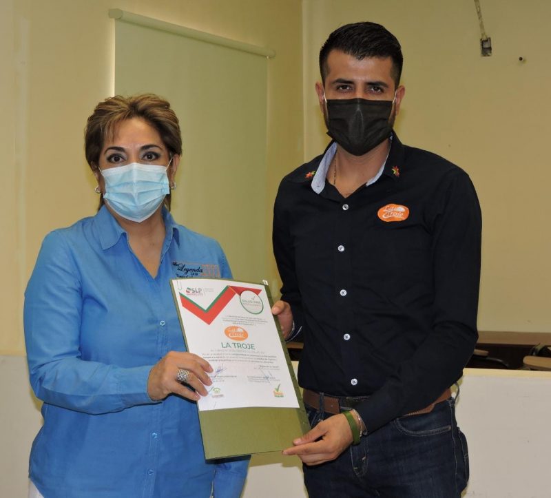 distintivo Salud-Pris a restaurantes y hoteles en la huasteca