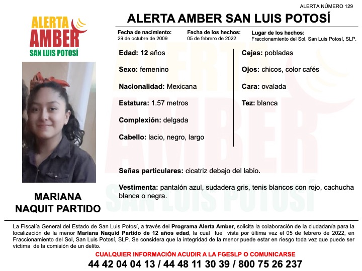 alerta amber