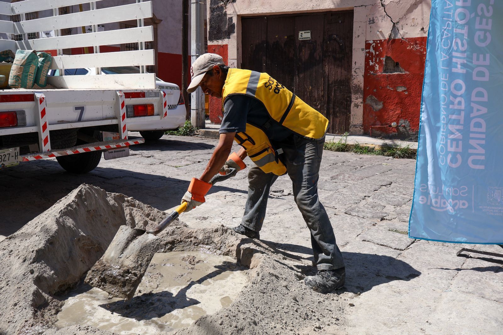 banquetas centro histórico gobierno municipal slp