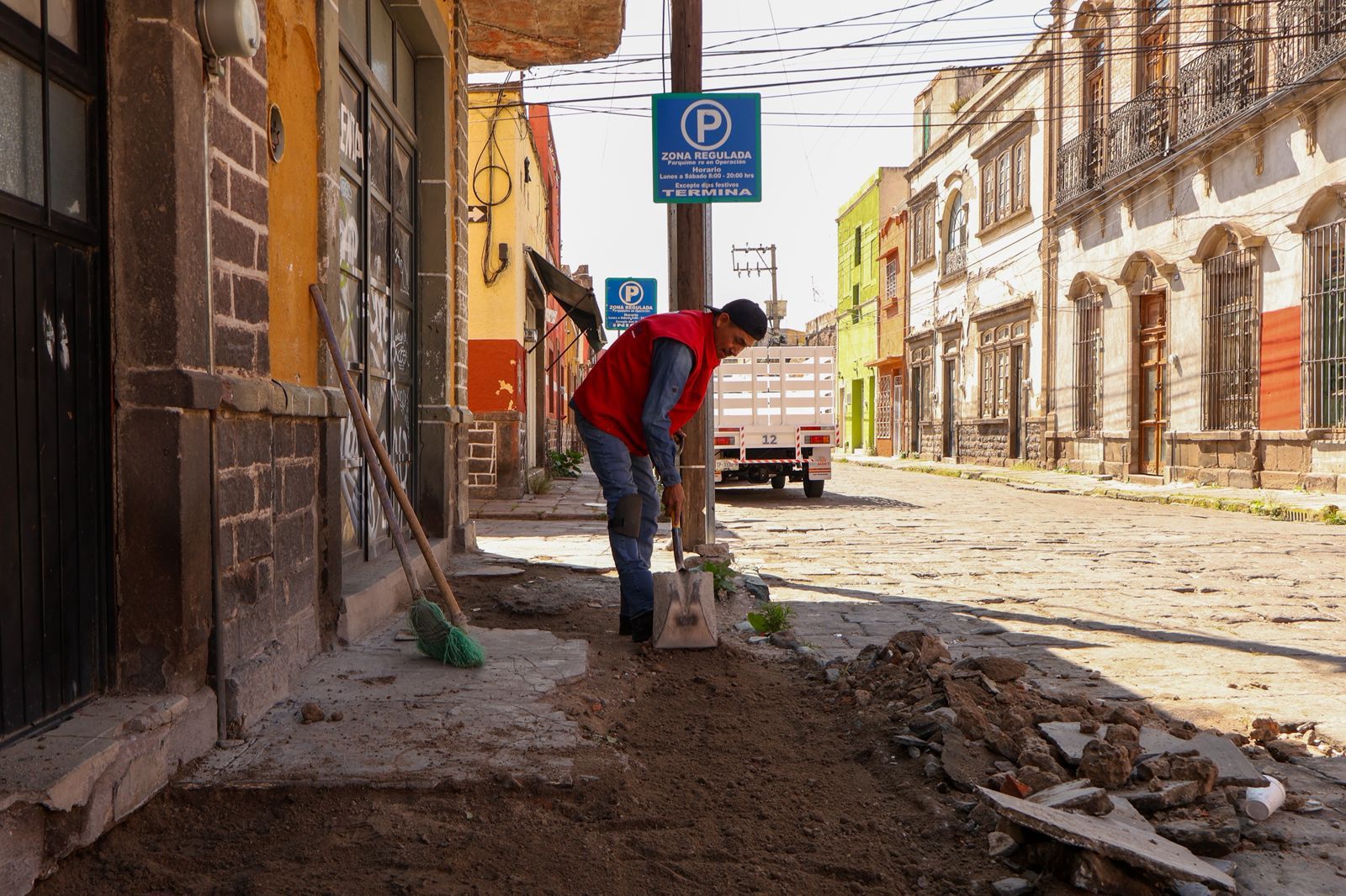 banquetas centro histórico gobierno municipal slp