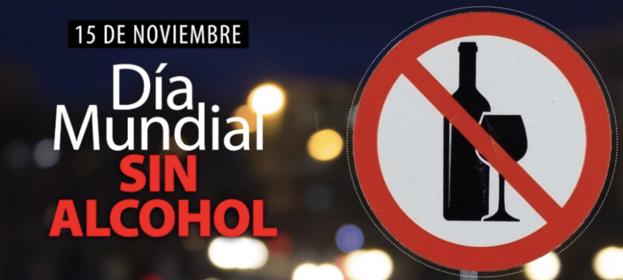 día mundial sin alcohol
