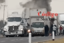 incendio tráiler carretera 57