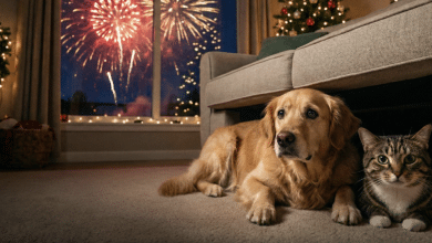 perritos fin de año cuidados