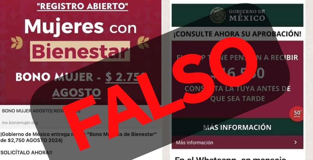 Engaños con programas falsos de bienestar