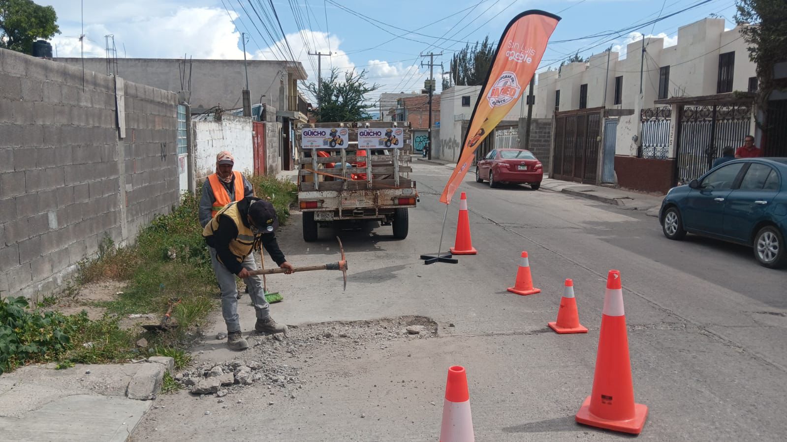 obras municipio ayuntamiento baches slp