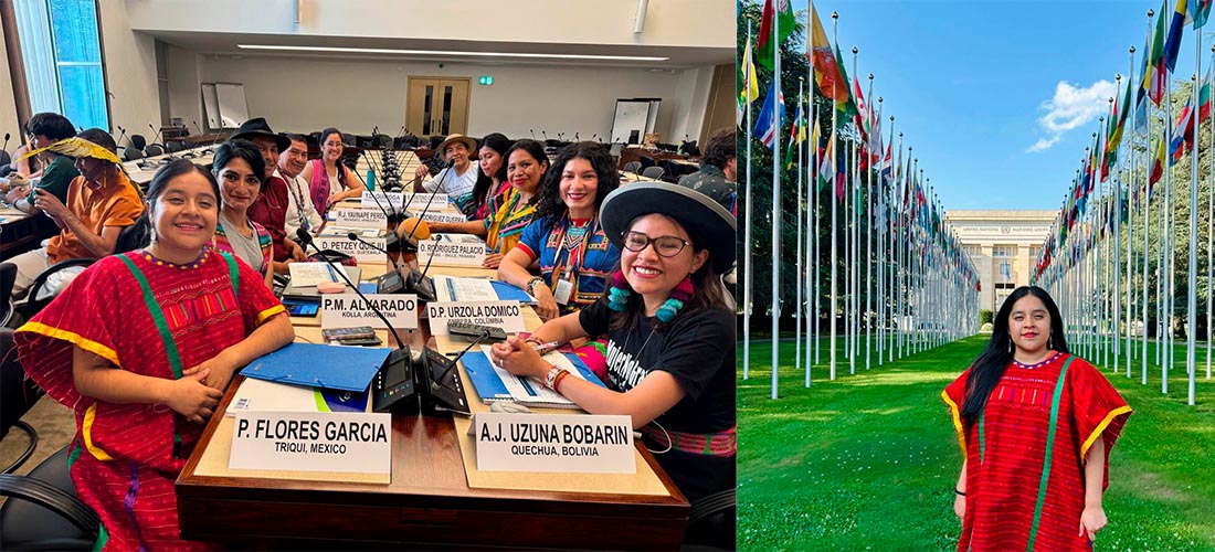 ¡Orgullo potosino! Palmira Flores representará al pueblo triqui en la ONU