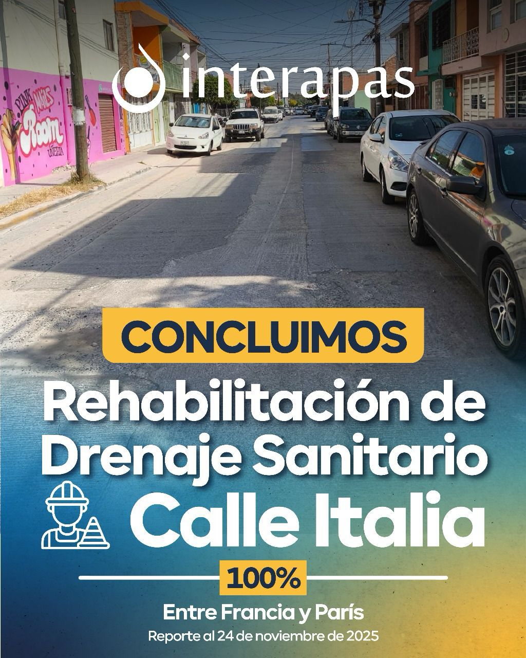 reparación italia interapas gobierno municipal slp
