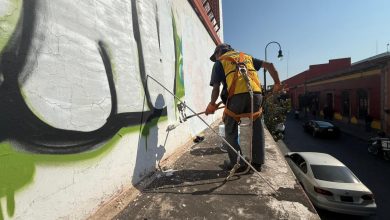 retiran grafiti centro histórico gobierno municipal slp