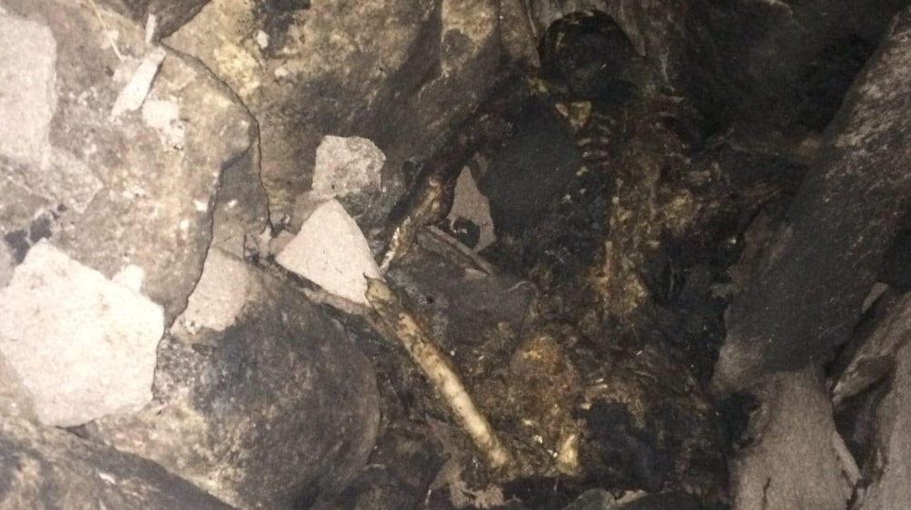 Restos humanos virgen del chorrito