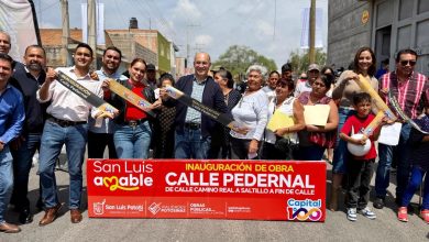 Compromiso cumplido; entrega Galindo renovada calle Pedernal